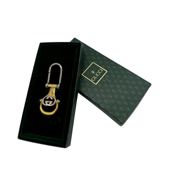 Gucci Vintage GG Horsebit Keychain*Comes with Vintage Gucci Box*Awesome‎ shape - Picture 1 of 5
